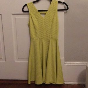 Highlighter Yellow Dress